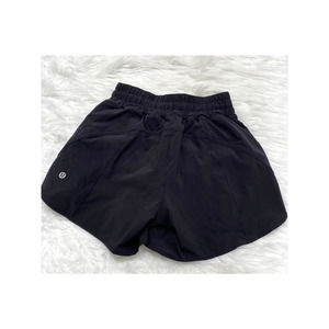 Lululemon Track That Short 5" Black Sz 4